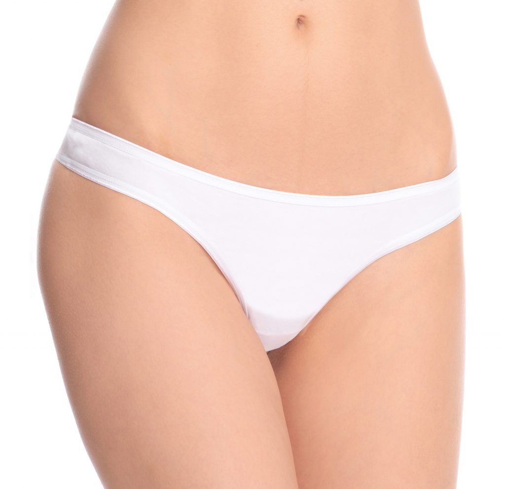 young woman in lingerie