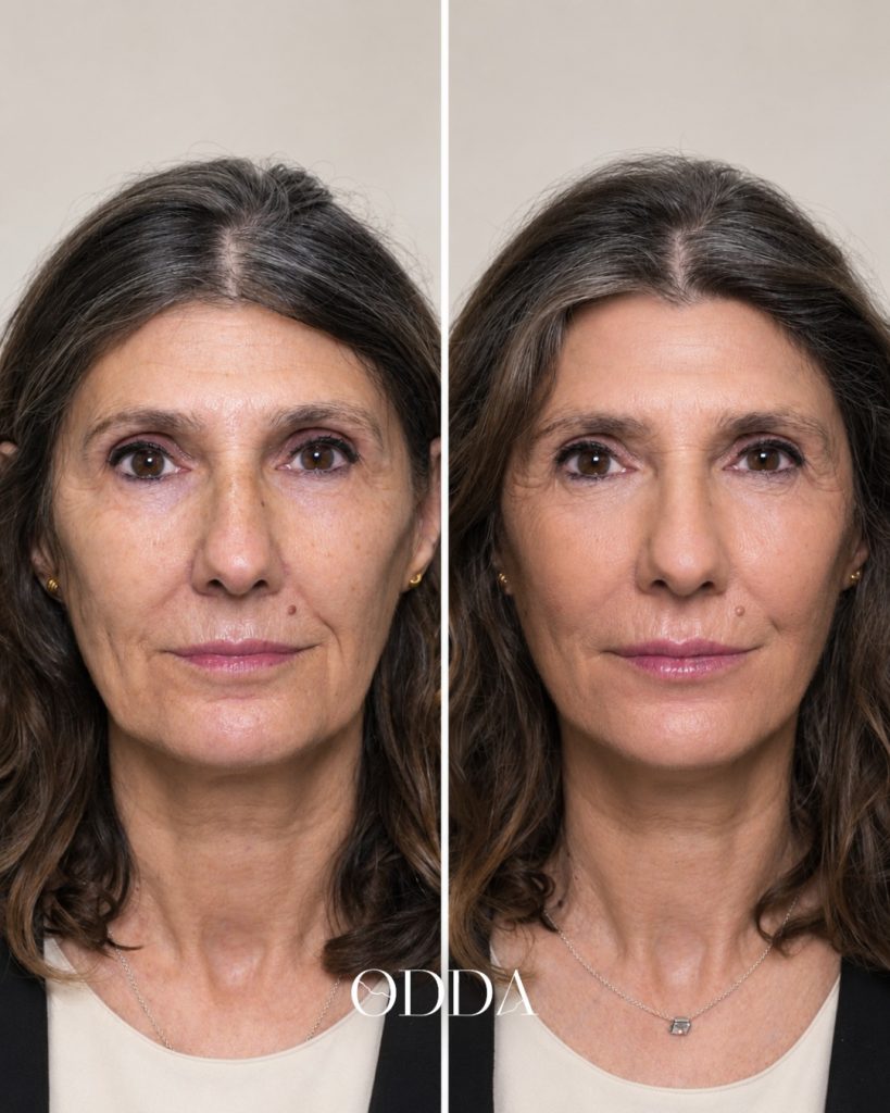 Armonización facial, resultado fresco y equilibrado, Clínica ODDA Barcelona